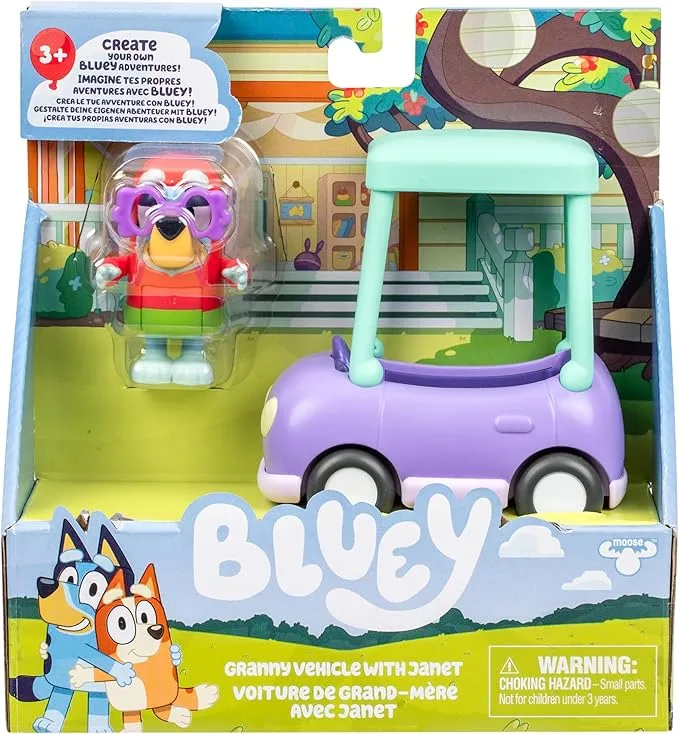 Bluey Basic Granny Toddler Toy Car