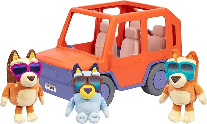 Bluey Big Heeler 4WD and Family Toddler Toy Car