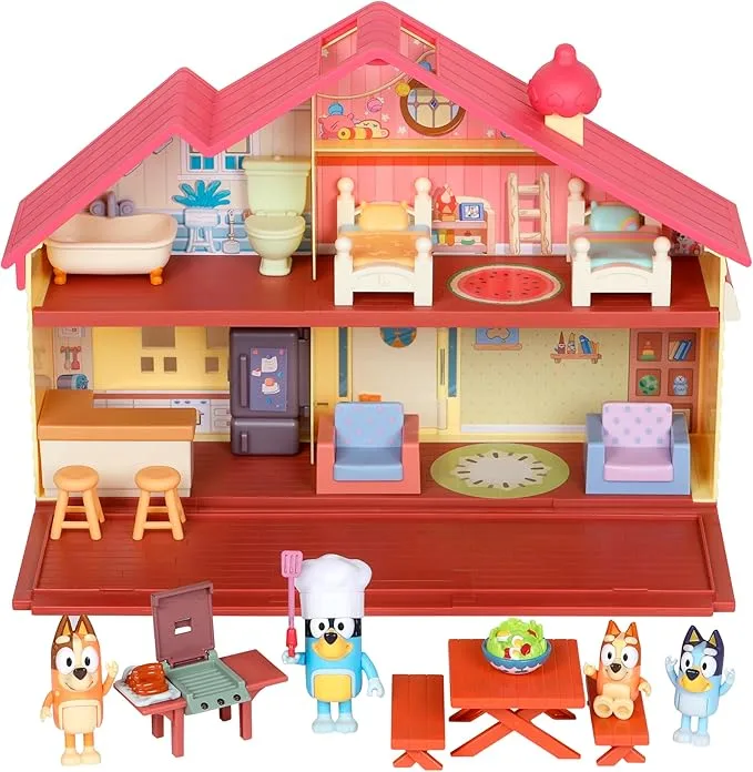 Bluey Toy House Mega Bundle Family Home