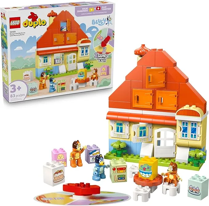 Bluey’s Family House with Memory Game