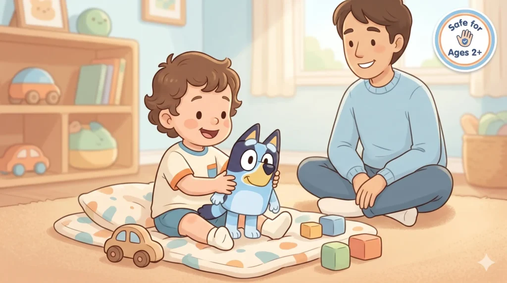 bluey toys for 2 year olds safe play