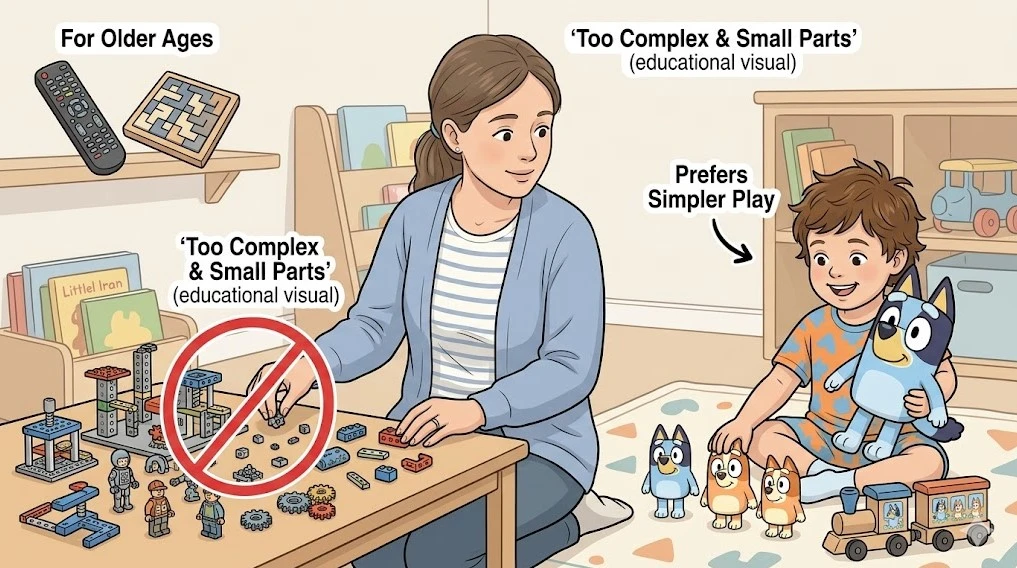 bluey toys to avoid for most 3 year olds